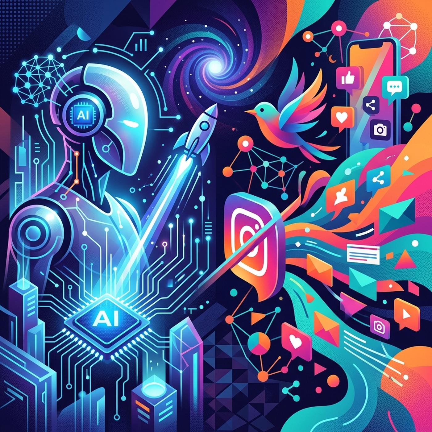 Redes sociales vs IA: ¿Quién ganará? Robots, tuits y secretos espaciales.